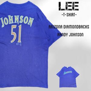 00s MLB ランディジョンソン Tシャツ アリゾナ・ダイヤモンドバックス 半袖Tシャツ 野球