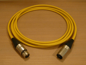* быстрое решение BELDEN 8412 XLR кабель желтый 3m NEUTRIK (L.R идентификация отделка возможно ) *