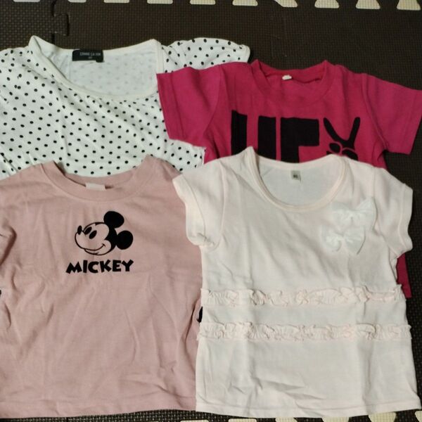 女の子 シャツ セット ピンク Tシャツ キッズ トップス