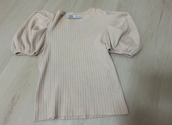 ZARA ニット 半袖 トップス