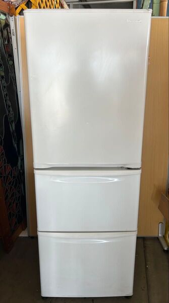 パナソニック NR-C372N-W スリム冷凍冷蔵庫 3ドア5L 2021年製 National 3ドア ホワイト 送料無料