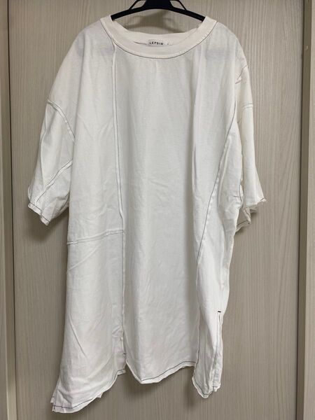 LEPSIM オーバーサイズTシャツ ホワイト
