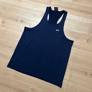 マイプロテイン メンズトレーニング ベスト タンクトップ ネイビー M