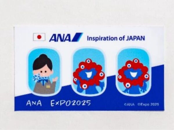 ANA ミャクミャク コラボ EXPO2025 関西大阪万博 ステッカー
