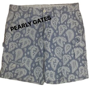 PEARLY GATES パーリーゲイツ 総柄ショートパンツ ハーフパンツ サイズ4