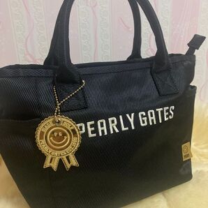 正規品 パーリーゲイツ PEARY GATES カートバッグ ニコちゃんゴールドチャーム付