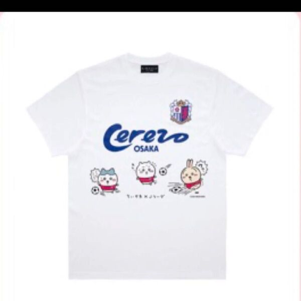 ちいかわ×Jリーグ Tシャツ フリーサイズ (セレッソ大阪)