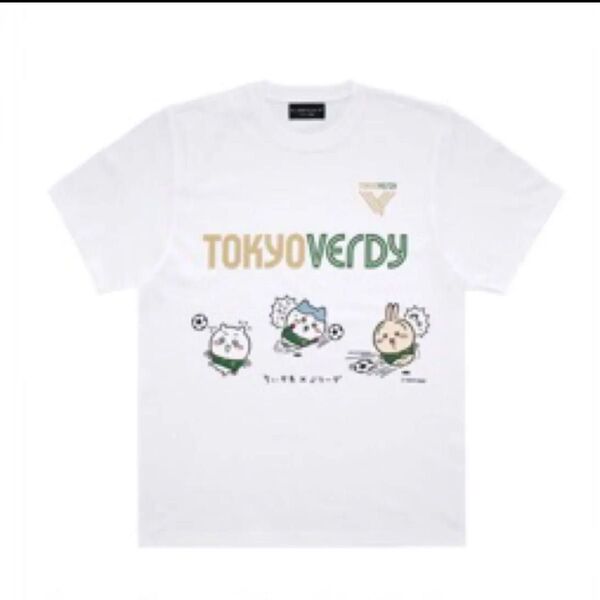 ちいかわ×Jリーグ Tシャツ フリーサイズ (東京ヴェルディ)