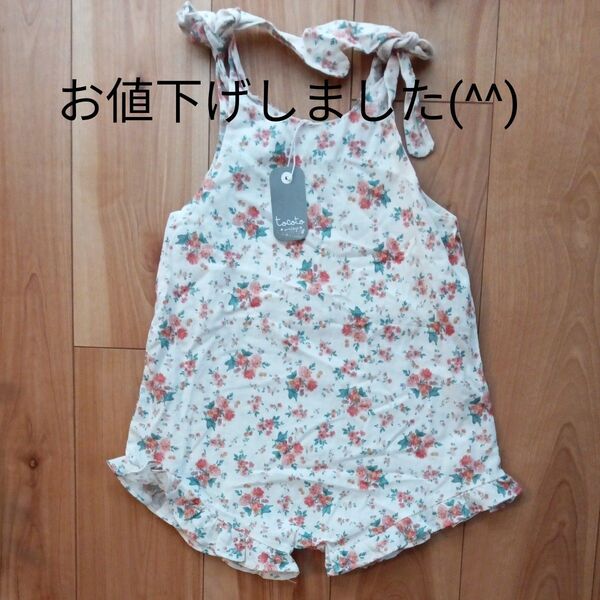 ★tocoto vintage ノースリーブ ワンピースキュロット 6y★