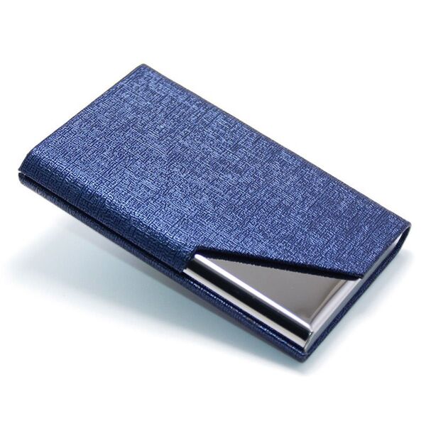 【未使用】 名刺入れ カードケース 青 あお navy ネイビー
