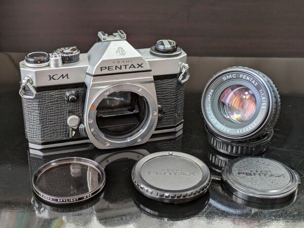 【露出計作動】ペンタックス Pentax KM SMC 55mm F1.8 Kマウント フィルムカメラ