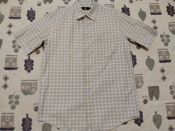 CK CalvinKlein カルバンクライン チェックシャツ 半袖シャツ 半袖 シャツ L
