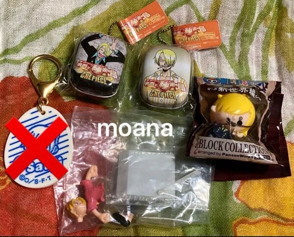 ワンピース ミニ缶 ブロックコレクション パンソン ミニフィギュア フィギュア サンジ