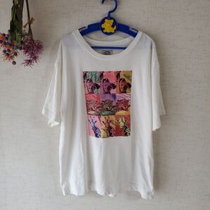 ☆OCEAN&GROUND☆アニマルプリントTシャツ☆ホワイト系☆140cm☆