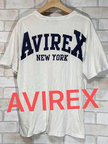 【AVIREX】アヴィレックス バックロゴ 半袖Tシャツ カットソー