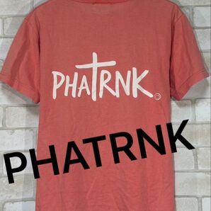【PHATRNK】ファットランク 初期 両面ロゴ 半袖Tシャツ カットソー