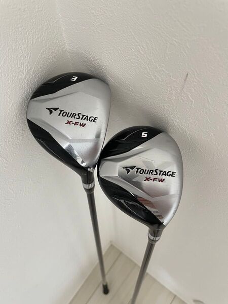 ツアーステージ X-FW 2013 3W+5W 2本セット グリップ美品