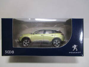 * super rare color *PEUGEOT Peugeot 3008 2016* minicar * gold ( yellow iron . color )* NOREV Norev company manufactured * new goods * unused goods *1|64 scale *