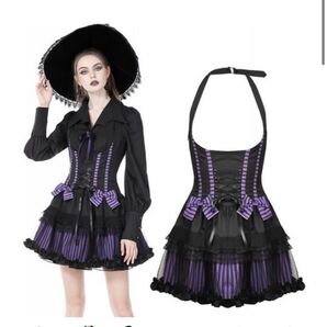 Dark in Love / Cheshire Cat strap dress s size