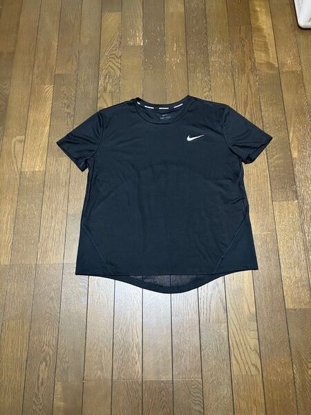 ★NIKE★DRY-FITランニング用Tシャツ(黒・L)