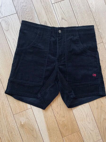 ocean pacific コーデュロイショートパンツ 黒