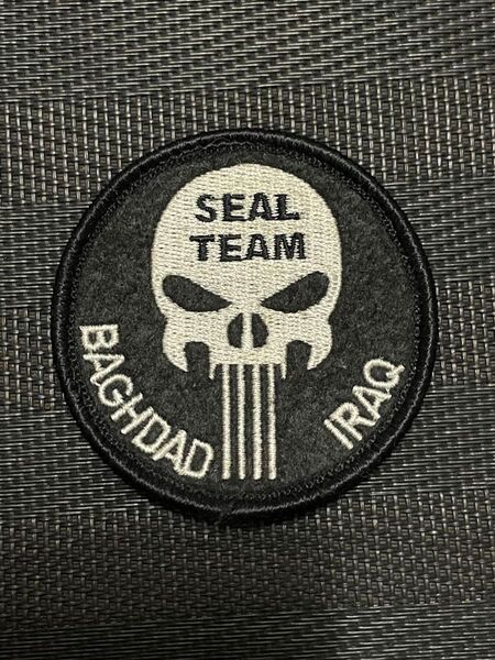 SEAL TEAM BAGHDAD IRAQ 刺繍 ミリタリー パッチ ワッペン アメリカ 海軍 特殊部隊 SEALs