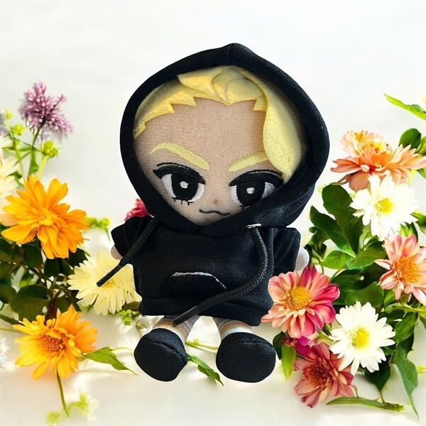 ぬいぐるみ ぬい服 ブラック 黒 推し活 すのチル かわいい ぬい活 10センチ 10cm