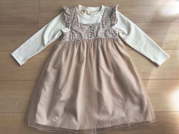 女の子 ワンピース チュール 110cm petit main プティマイン