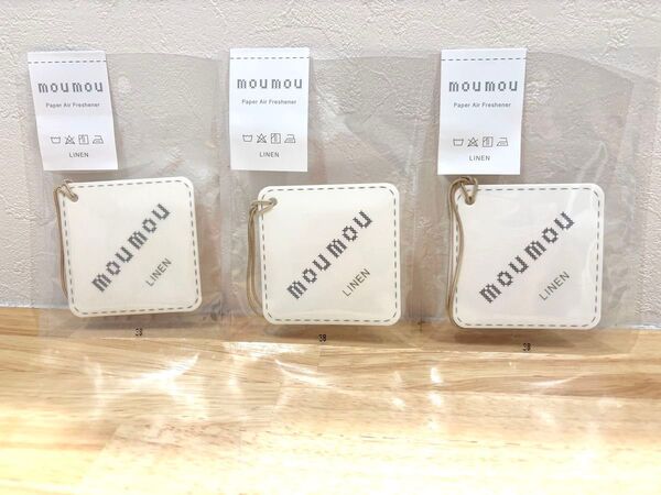 大香 moumou ムームー ペーパーエアフレッシュナー リネン 3個セット