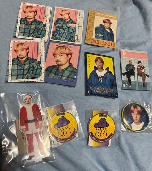 FANTASTICS EXILE 世界 フォトカード ステッカー アクリルスタンド アクスタ DMMくじ 缶バッジ