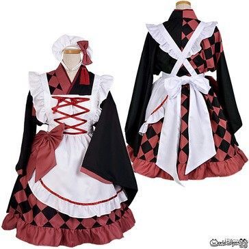 5Lサイズ 和風メイド服
