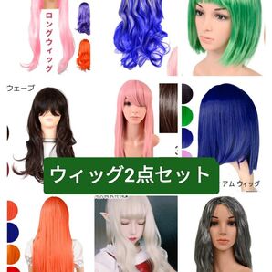 ウィッグ 2点セット 選択不可