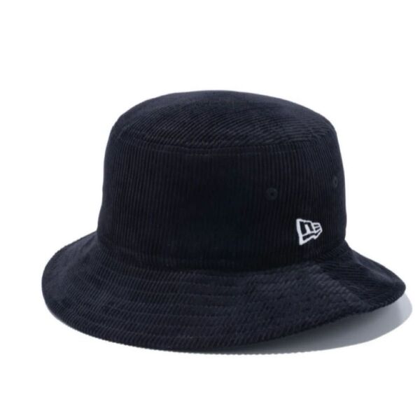 美品 NEW ERA コーデュロイ バケットハット L/XL(61cm)ブラック