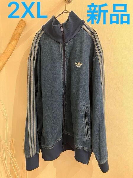 adidas アディカラー デニム ファイヤーバード トラックトップ 2XL