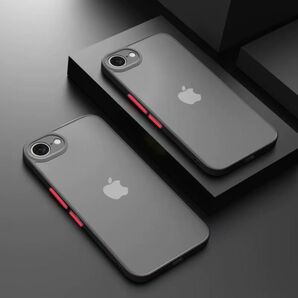 新品 iPhone16e ケース 半透明 マット加工 耐衝撃