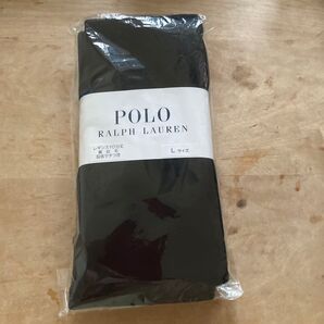 POLO RALPH LAUREN レギンス10分丈 黒 Lサイズ レディース ブラック あたたかい裏起毛 ポロ ラルフローレン