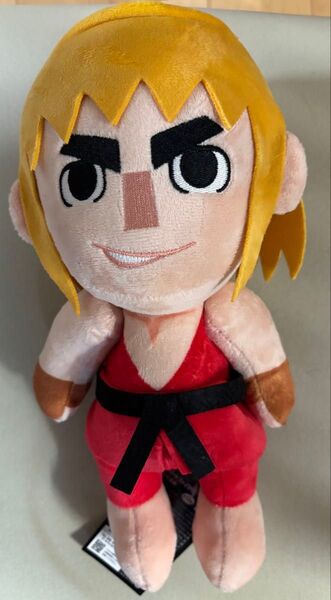 ケン ストリートファイターII ぬいぐるみ ラウンドワン 限定 約24cm 最安