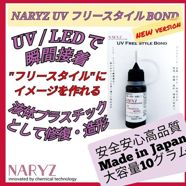 UV LED 接着剤 キット ボンド 液体プラスチック パーツ仮止め 仮固定