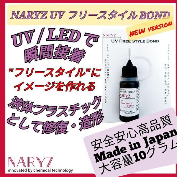 UV LED 接着剤 キット ボンド 液体プラスチック パーツ仮止め 仮固定