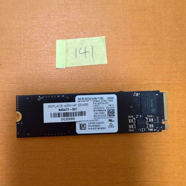 141時間 同梱可能 NVME 256Gb M.2 2280 SSD