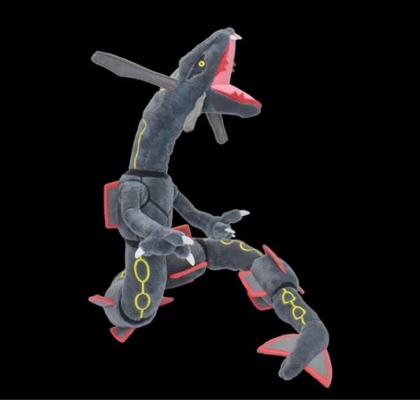 【新品未使用】レックウザ (ブラック) タイプのぬいぐるみ ポケモン ポケットモンスター