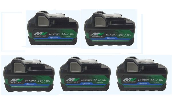 5個セット HIKOKI 36V マルチボルト BSL36A18BX