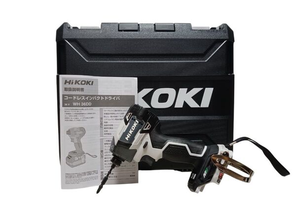 本体+ケース 限定色 HiKOKI 36V インパクトドライバ WH36DD(NNFW)