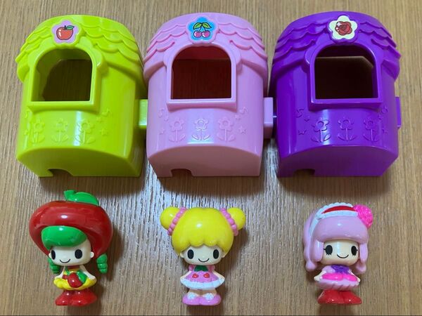 ★こえだちゃん 3体セット ミニバラちゃん こりんごちゃん かさなるおうち★