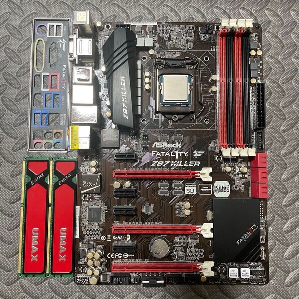 ASRock FATAL1TY Z87 Killer マザーボード メモリ2枚 おまけ core i3 4170