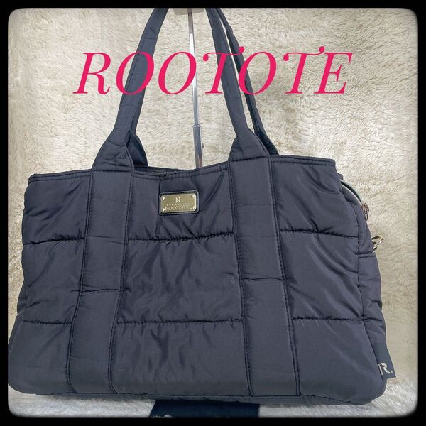 ROOTOTE ルートート ハンドバッグ トートバッグ A4サイズ キルティング生地