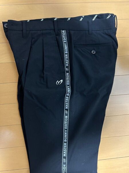 MASTER BUNNY EDITION ゴルフパンツ メンズ 黒 ブラック