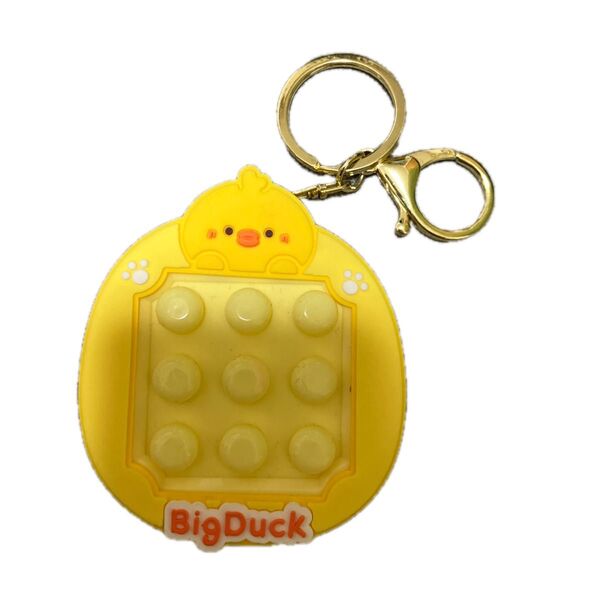 イエロー 黄色 ひよこ プッシュポップ キーホルダー