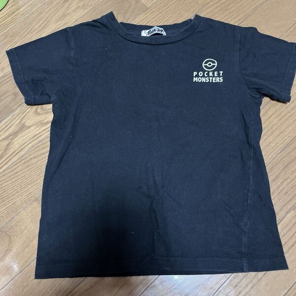 ポケモン 半袖Tシャツ 黒 140