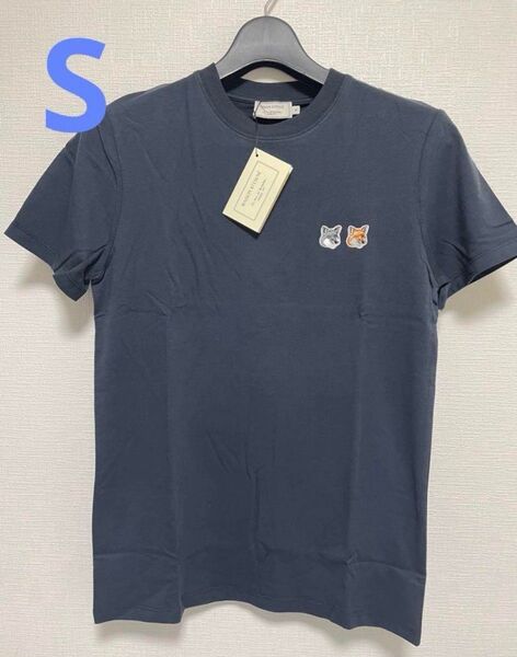 メゾン キツネ ・ Tシャツ 半袖 ユニセックス ・ブラックSサイズ・新品未使用